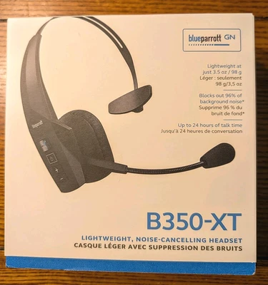 Blue Parrott B350-XT Bluetooth Wireless Trucker Headset VXl Phone 204260 Parrot - Image 1 of 4