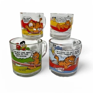 SET di quattro tazzine da caffè vintage GARFIELD e ODIE McDonalds vedi descrizione - Foto 1 di 10