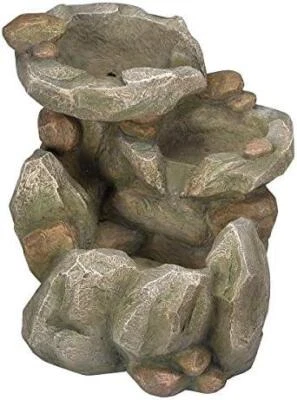 Smart Solar Felsenfall-Brunnen von Smart Solar, Abmessungen 51 x 46 x 40 cm - Bild 1 von 2