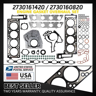 Engine Overhaul Gasket Seals Set For Mercedes-Benz G550 S500 W221 M273 5.5 V8 - Image 1 of 4