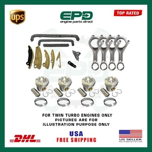 LAND ROVER JAGUAR 2.0 204DTA DIESEL ENGINE TIMING CHAIN KIT / PISTONS SET CONROD - Picture 1 of 1