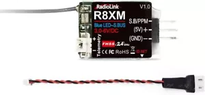 Radiolink R8XM 8 Ch 2.4GHz Receiver SBUS/PPM Voltage Telemetry Long Range RX - Picture 1 of 6
