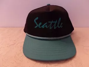 SEATTLE, WASHINGTON - ADJUSTABLE SNAP BACK BALL CAP,/HAT - NEW - Picture 1 of 4