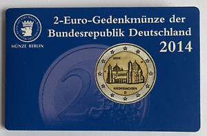2 Euro Coincard 2014 Deutschland, Niedersachsen - Michaeliskirche Hildesheim „A“