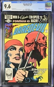 Daredevil #179, Marvel (1982) CGC 9.6 (NM+) Elektra appearance! - Picture 1 of 2