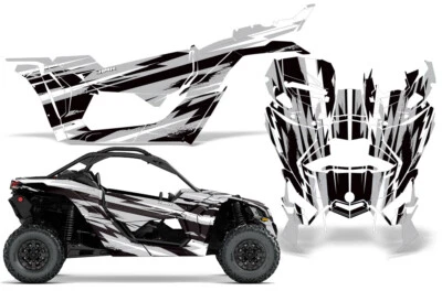 UTV Graphics Decals Stickers for Can-Am Maverick X3 XDS XRS 2DR 16-23 ATTACK S - Image 1 of 2
