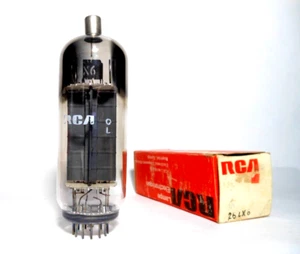26LX6 Tube GE USA Top-Side Getters Beam Power Output Tube USED - Test 100% - Imagen 1 de 2