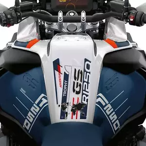 Adesivo 3D Paraserbatoio compatibile con moto BMW R 1250 GS Adventure Trophy - Foto 1 di 2
