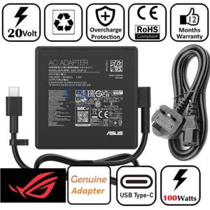 ASUS 100W USB-C Adapter Charger for ASUS ZenBook 14X UM425UA UX425JA A20-100P1A - Picture 1 of 5
