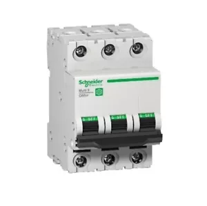 M9F22310, Schneider Electric, Circuit Breaker, Miniature, Mu 3P, 10A, C-Curve - Picture 1 of 2