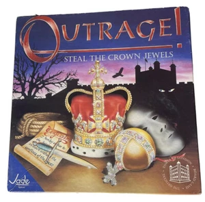 Outrage Steal The Crown Jewels Board Game Treason in Tower of London Jade Games - Foto 1 di 6