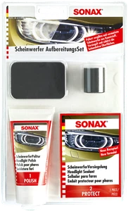 SONAX SCHEINWERFERAUFBEREITUNGSSET POLITUR AUFBEREITUNG SCHEINWERFER - Bild 1 von 7