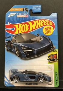 McLaren Senna - Dull Blue - Hot Wheels - HW Exotics - 2019 - New - Picture 1 of 2