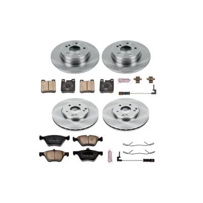 Kit de frenos de disco PowerStop - Delantero y trasero - Se adapta a Mercedes Benz CLK320 1998-1999, Foto 1 de 4
