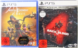 Sony PS5 Playstation 5 Back 4 Blood Special Edition + Mortal Kombat 11 Ultimate - Bild 1 von 2