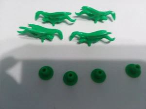 Dragonlance Board game 1988 TSR 4 Green dragons with bases - Picture 1 of 1