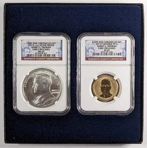 2015 P Truman Coin and Chronicles 2 Piece Set NGC PR69 MS69 - Picture 1 of 4