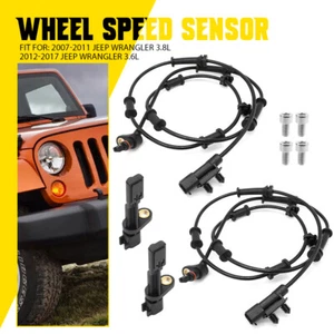 Set of 4 ABS Wheel Speed Sensor 68003281AA For 2007-2017 Jeep Wrangler 3.8L 3.6L - Picture 1 of 10
