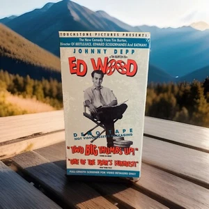 Ed Wood VHS Demo Promo Screener Sealed Johnny Depp - Picture 1 of 14