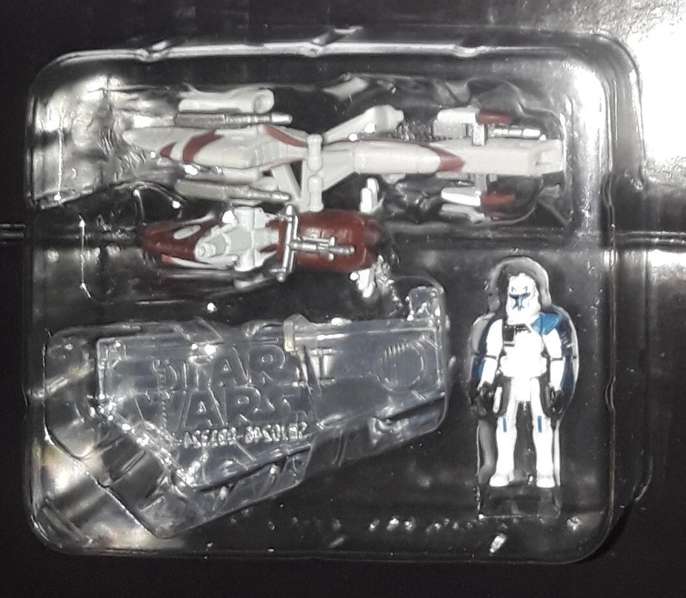 Star Wars Micro Galaxia Escuadrón Capitán Rex BARC Speeder Sidecar Serie 7 Scout Foto 1 de 1