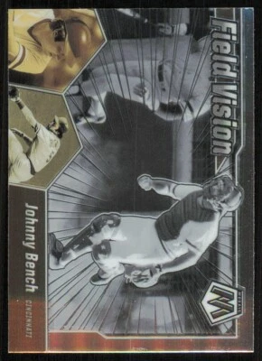 2021 Panini Mosaic Field Vision #8 Johnny Bench - Image 1 of 2