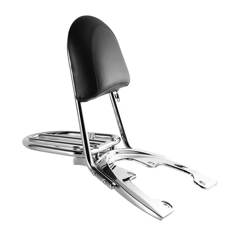 Encosto Sissy Bar Bagageiro Compatível com Harley V-ROD VRSCDX 2007-2011 Cromado - Imagem 1 de 4