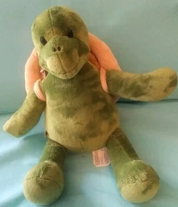 Build A Bear Trekkin Turtle Removable Shell Backpack Plush 16" Roars Green/Tan - Picture 1 of 5