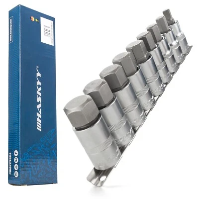 Innensechskant Stecknussset 4-16 mm 1/2" Sechskant Nuss Set für Inbus Schrauben - Bild 1 von 4