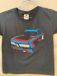 KIDS / YOUTH BMW 3.0 CSL RACING T-SHIRT E9 MARTINI ROSSI COLORS TOURING ALPINA - Picture 1 of 8