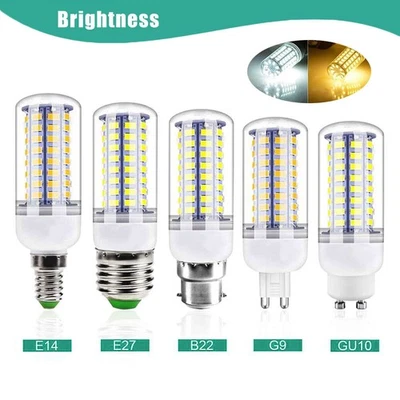 E27 E14 G9 GU10 LED Leuchtmittel 7W15W20W25W Mais Glühbirnen 220V ersetzt Halogenlampe - Bild 1 von 4