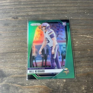2024 Panini Prizm - Rookies Will Reichard #396 Green Prizm (RC) - Picture 1 of 4
