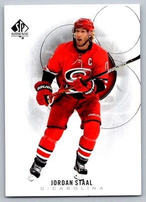 2020-21 SP Authentic Jordan Staal Carolina Hurricanes #85 - Image 1 of 2
