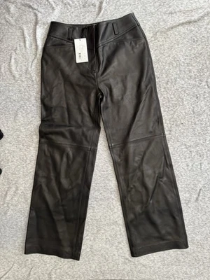 Pantalones Defect IRO 100 % Cuero Cordero Talla 40 Nuevos con Etiquetas Foto 1 de 4