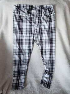 Leggings con estampado a cuadros Truhearts talla L - Imagen 1 de 3