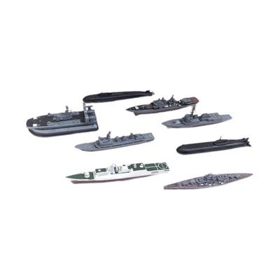 8 pezzi 4D Model Ship Toy Simulazione Toy Handcraft Boat Pocali della barca 4D - Immagine 1 di 4