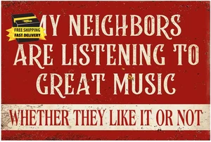 Funny Metal Garage Tin Signs Vintage Man Cave Decor Patio Sign Outdoor Funny Sar - Picture 1 of 7