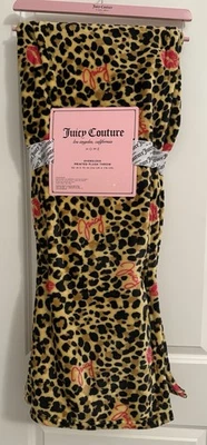 Новый Juicy Couture леопард бросить 60 X 70 плюшевый бросить животное печати Juicy Couture - Изображение 1 из 4