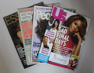 Whitney Houston Tribute Magazine Lot – 4 Issues (US Weekly, People, Essence x2) - Picture 1 of 9