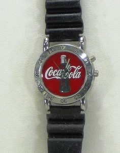 2001 FADA INDUSTRIES COCA-COLA LOGO WRIST WATCH - Picture 1 of 4