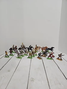 Lote De Colección De 19 Britains LTD 1971 Detalle Guerra Civil, Caballero, Vaqueros, Soldados Segunda Guerra Mundial - Imagen 1 de 18