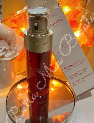 New Clarins Double Serum Hydric + Lipidic Complete Age-Defying Concentrate 100ml - Image 1 of 2