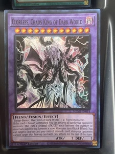 Clorless, Chaos King of Dark World Super Rare Maze of Millennia MZMI-EN014 LP/NM - Picture 1 of 1