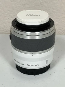 Nikon 1 NIKKOR 30-110mm f/3.8-5.6 VR Lens - White - Picture 1 of 9