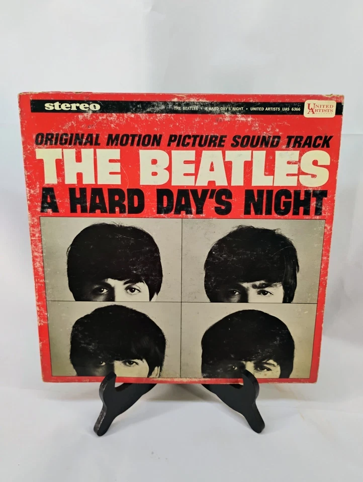 The Beatles A Hard Day's Night OMPS LP 1971 / UAL 3366 / mono 2nd press VG+/G+ - Image 1 of 4