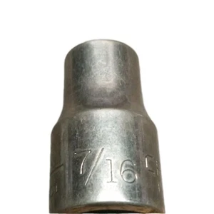 Vintage Craftsman 1/2" Drive SAE 12 Point Shallow Socket G 47501 USA 7/16 - Picture 1 of 5