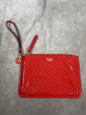 Victoria Secret Cartera con Cremallera Para Mujer Rojo Cartera Tarjetero Nuevo Foto 1 de 4