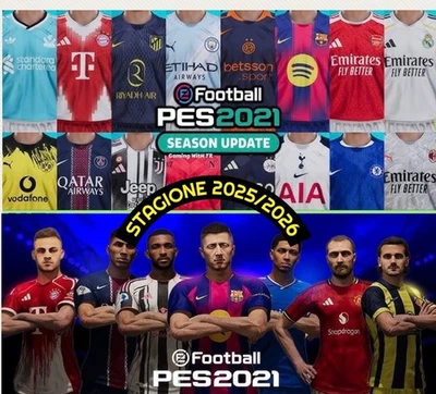 PATCH PES 2021 PS4/PS5/PC-AGGIORNATA ALLA STAGIONE 25/26 V1 Agg.Mercato Estivo - Immagine 1 di 4