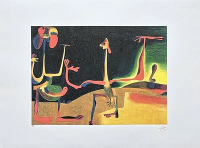 JOAN MIRÓ - Man and Woman - signed, numbered edition 91/150, 76x56 cm - image 1 of 4