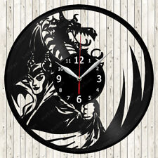 Maleficent Vinyl Record Wall Clock Decor Handmade 2376