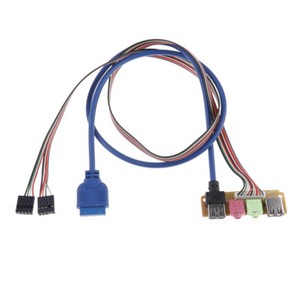 USB 2.0+ 3.0 port chassis PC computer case audio front panel replace cable 7*oa